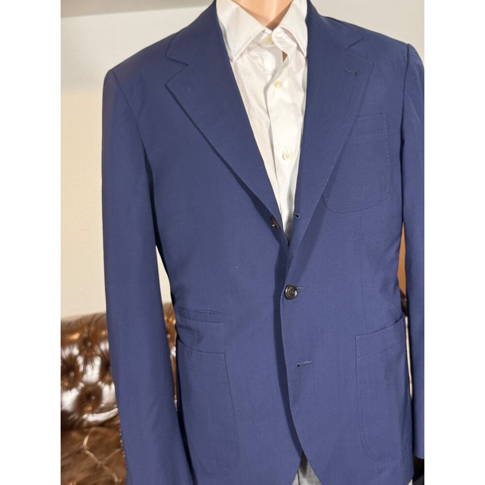 Brunello Cucinelli Blue Blazer Wool 50IT 40R US Sportcoat Jacket Italy